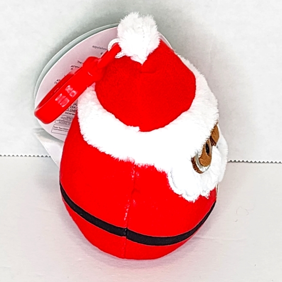 🌲 NICK 🎅🏾 Black Santa Clip Christmas 2023 Original Squishmallow by Kelly Toy - Picture 5 of 8